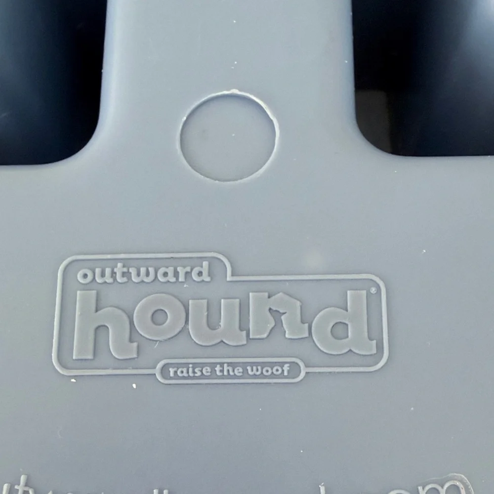 Outward Hound Slow Feeder Large Dog Bowl in Blue